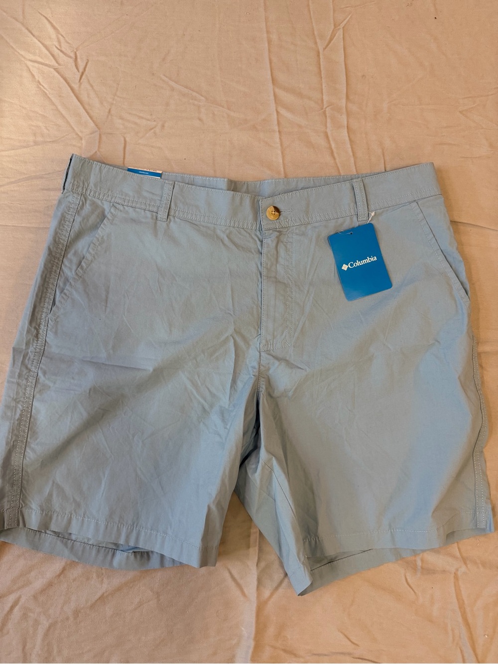 Columbia Men's Pale Blue Outdoor Hybrid Shorts